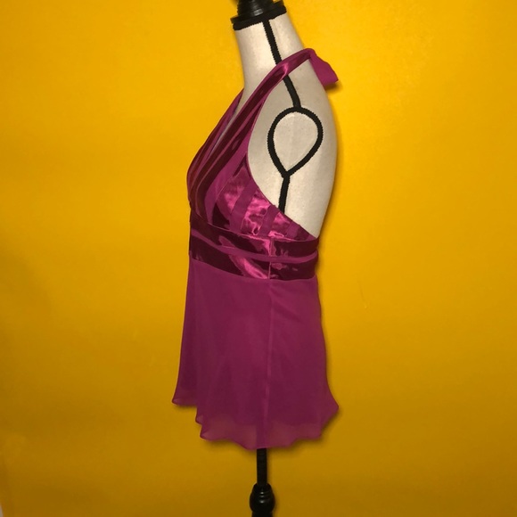 BCBGMAXAZRIA silk halter top - Picture 4 of 10